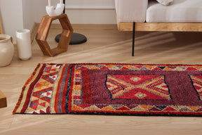 Amadahy | Modern Vintage Fusion | Artisanal Geometric Carpet | Kuden Rugs
