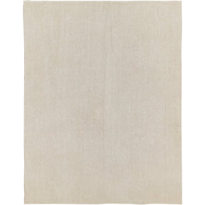 Ambarlei: A Pristine White Vintage Turkish Hemp Kilim Rug | Kuden Rugs