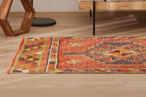 Angeique | Modern Vintage Fusion | Artisanal Geometric Carpet | Kuden Rugs