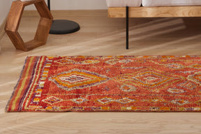 Angela | Modern Vintage Fusion | Artisanal Geometric Carpet | Kuden Rugs