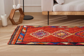 Annabeth | Modern Vintage Fusion | Artisanal Geometric Carpet | Kuden Rugs