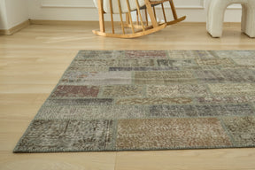 Annika - Vintage Patchwork Rug | Kuden Rugs