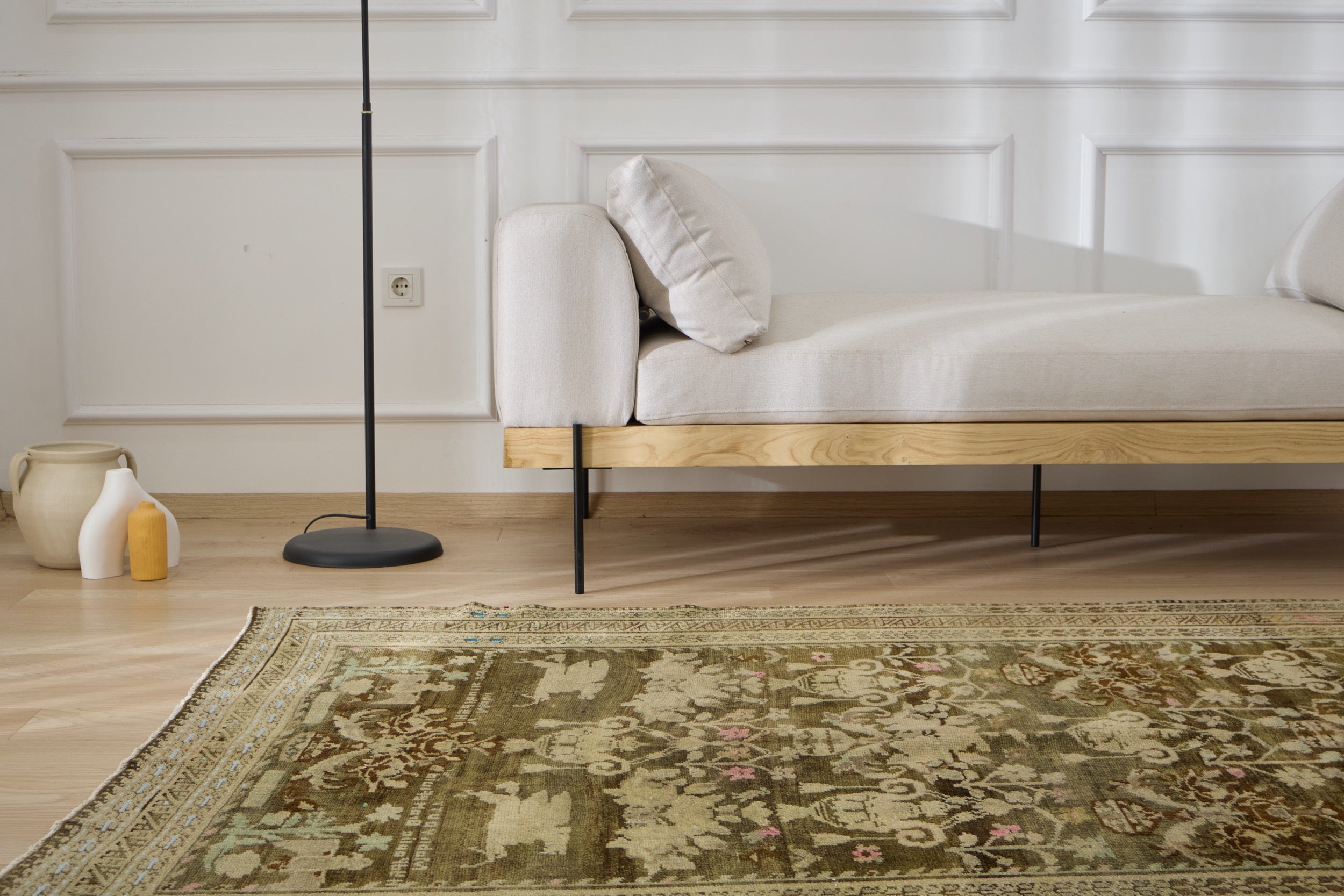 Handwoven tradition meets modern style: The Araminta Rug. | Kuden Rugs