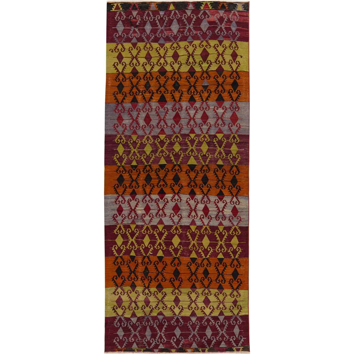 Aryana: Vintage Turkish Rug - Geometric elegance for your home. | Kuden Rugs