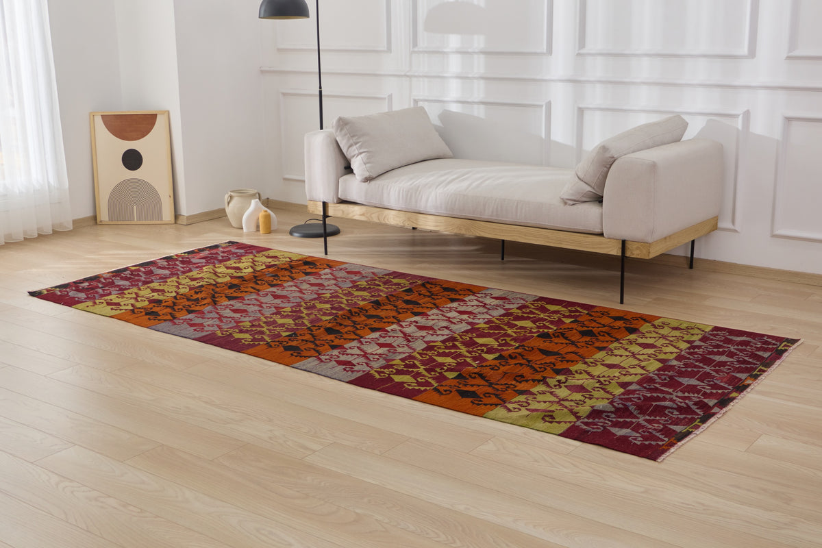 Aryana: A unique Turkish carpet with vibrant multi-color tones. | Kuden Rugs