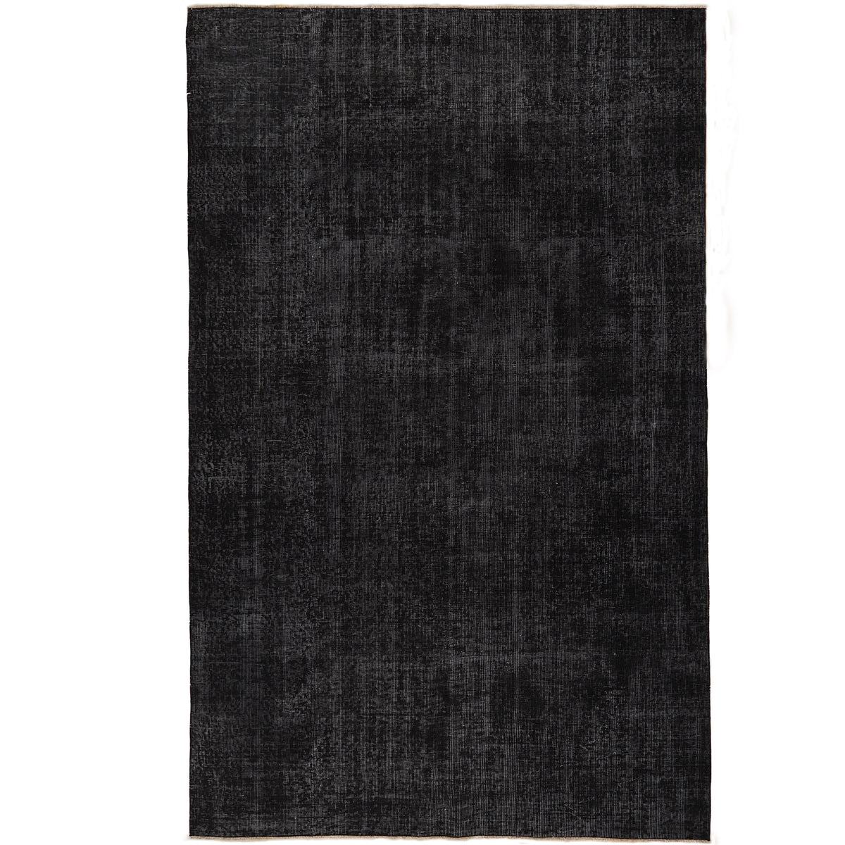 Audrey Handmade Rug - Elegant Black Turkish Overdyed Carpet