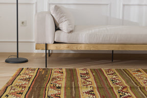 Audrina: Vintage Turkish Rug - Geometric elegance for your home. | Kuden Rugs