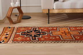 Ayame | Modern Vintage Fusion | Artisanal Geometric Carpet | Kuden Rugs