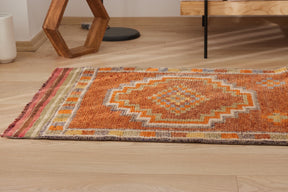 Babs | Modern Vintage Fusion | Artisanal Geometric Carpet | Kuden Rugs