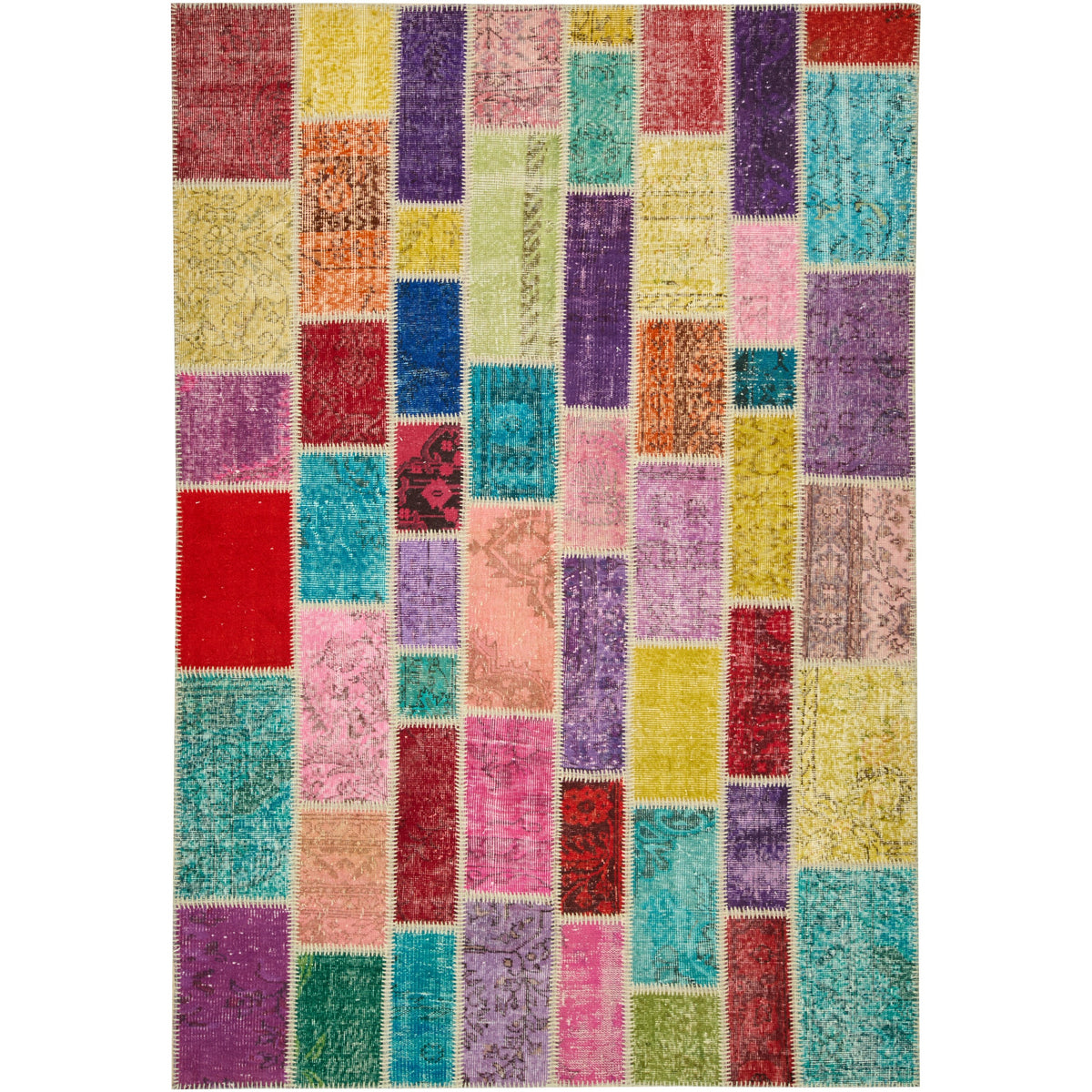 Bailey - Vintage Patchwork Rug | Kuden Rugs