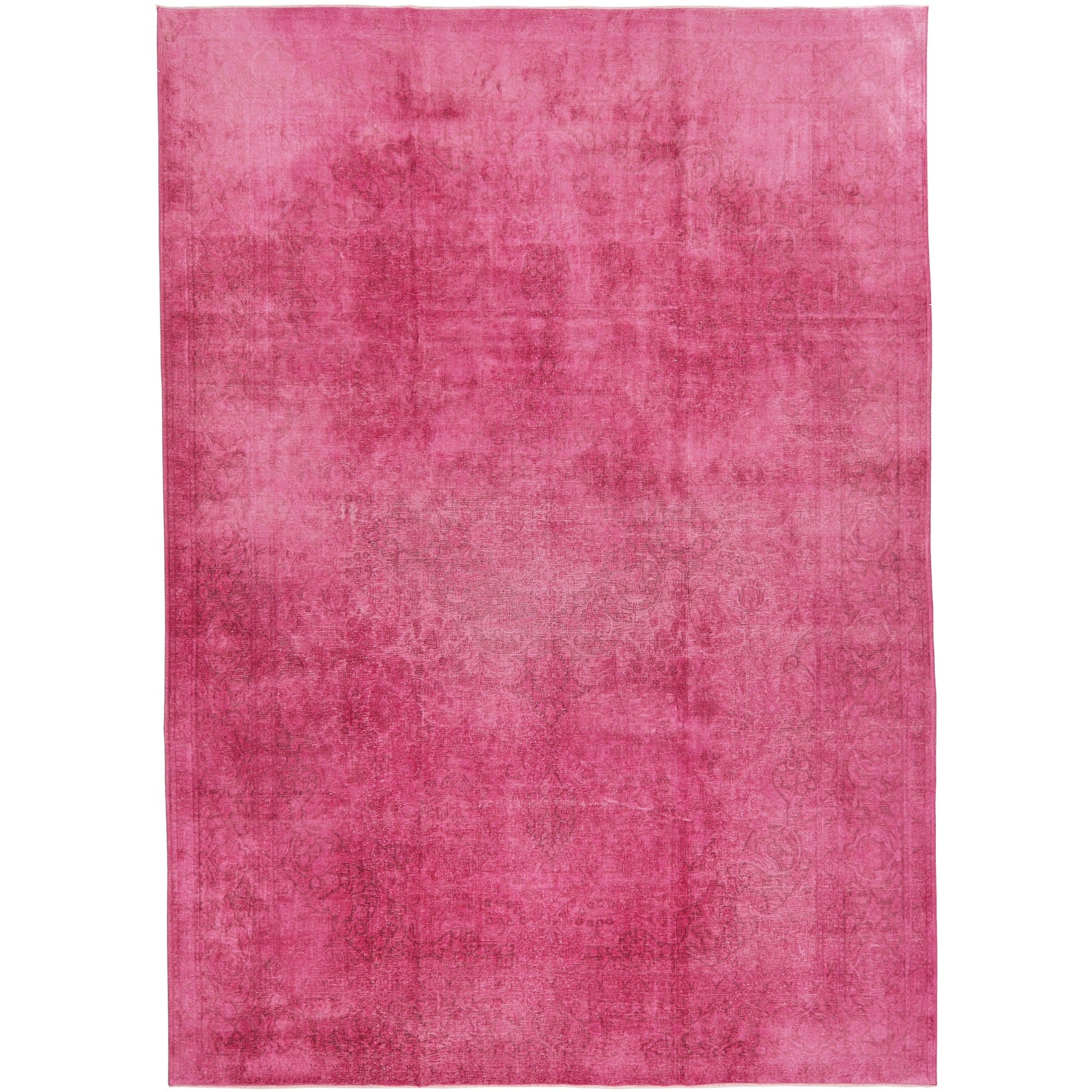 Pink Raspberry Barragan Rug 8' x 11' Vintage Area Rug, Pink - Barbra | Kuden Rugs