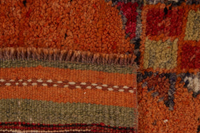 Barbro | One-of-a-Kind Orange Sophistication | Sophisticated Wool Runner | Kuden Rugs