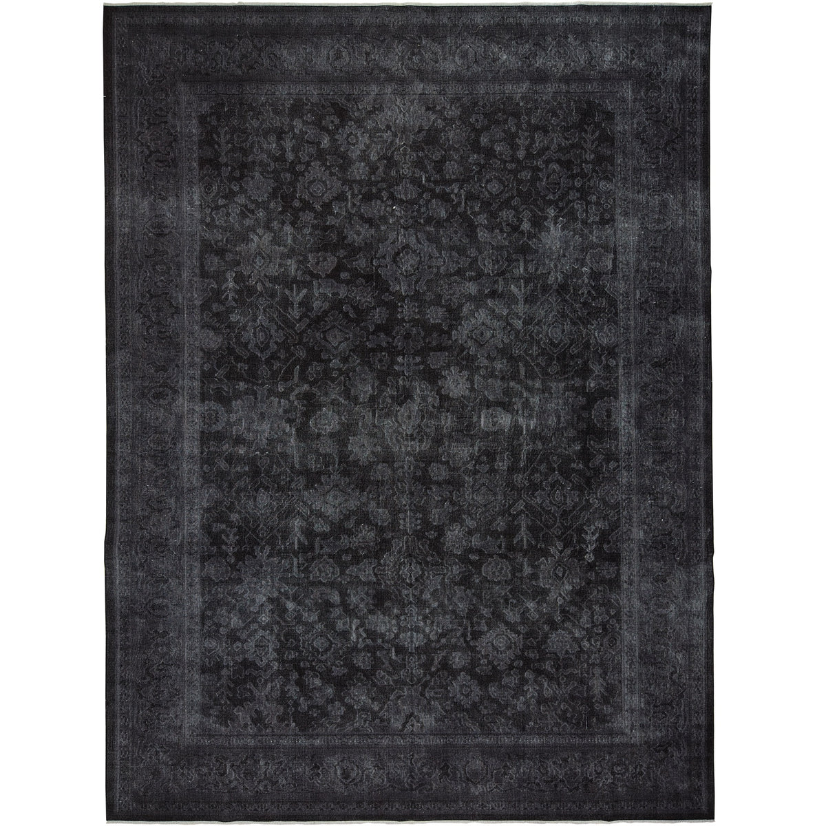 Beatrice | Classic Hand-Knotted Craft | Turkish Black Rug | Kuden Rugs