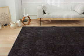 Bella | One-of-a-Kind Area Rug | Luxurious Black Carpet | Kuden Rugs
