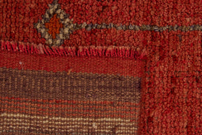 Bileigh | One-of-a-Kind Red Sophistication | Sophisticated Wool Runner | Kuden Rugs