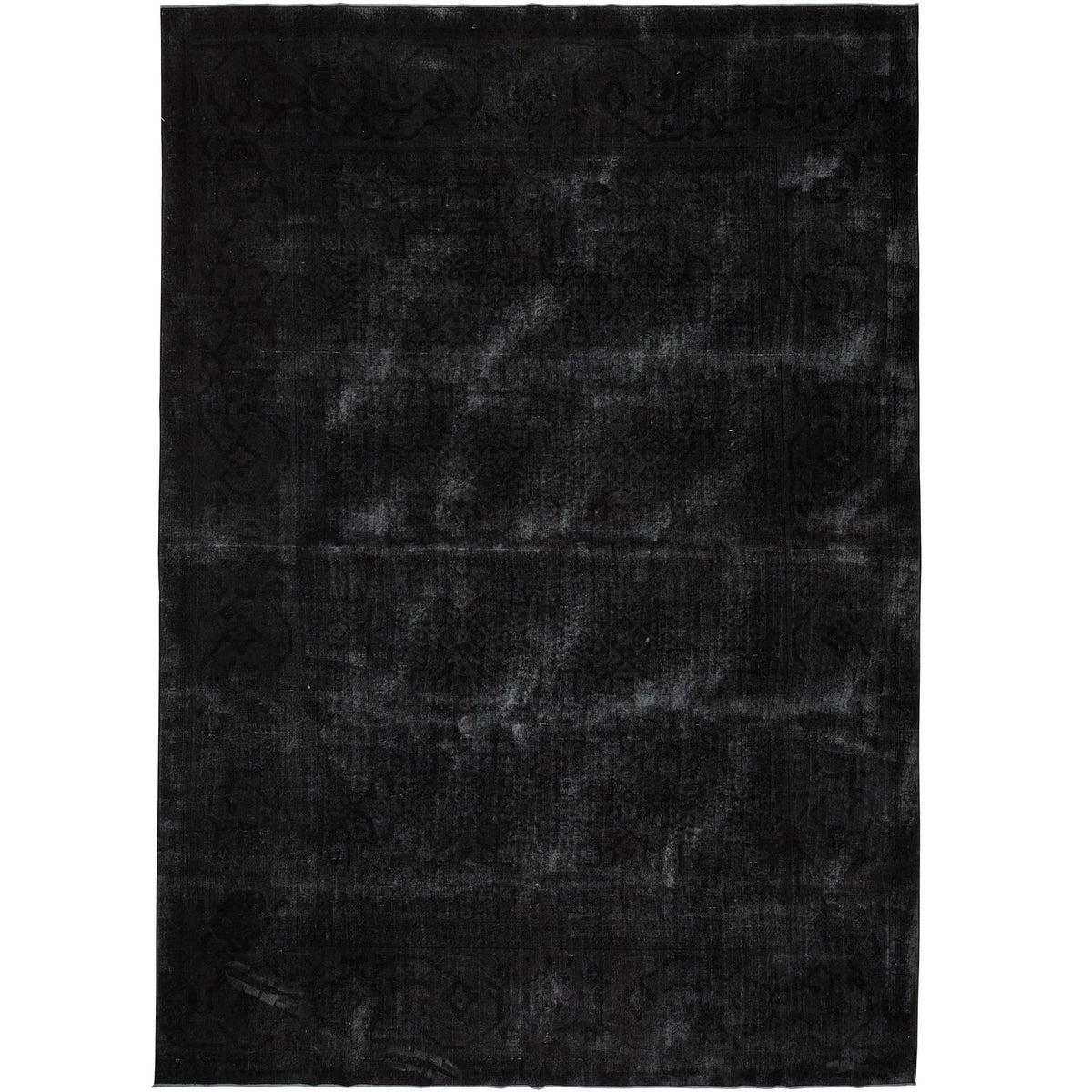 Birdie | Elegant Black Texture | Hand-Knotted Turkish Rug | Kuden Rugs