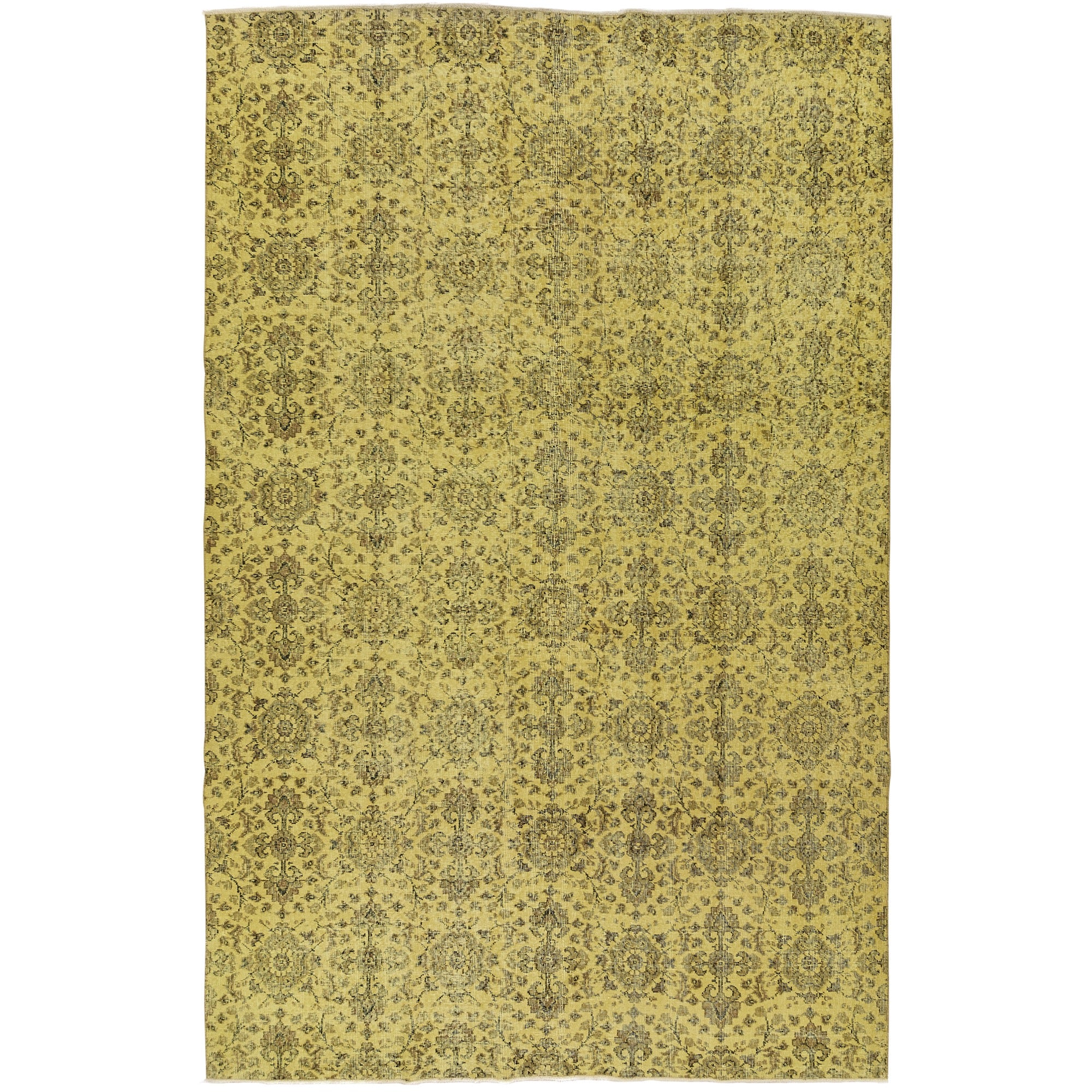 Birkita | Radiant Yellow Vintage Carpet | Kuden Rugs
