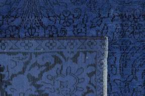 Blanca | One-of-a-Kind Blue Plain | Sophisticated Wool Carpet | Kuden Rugs