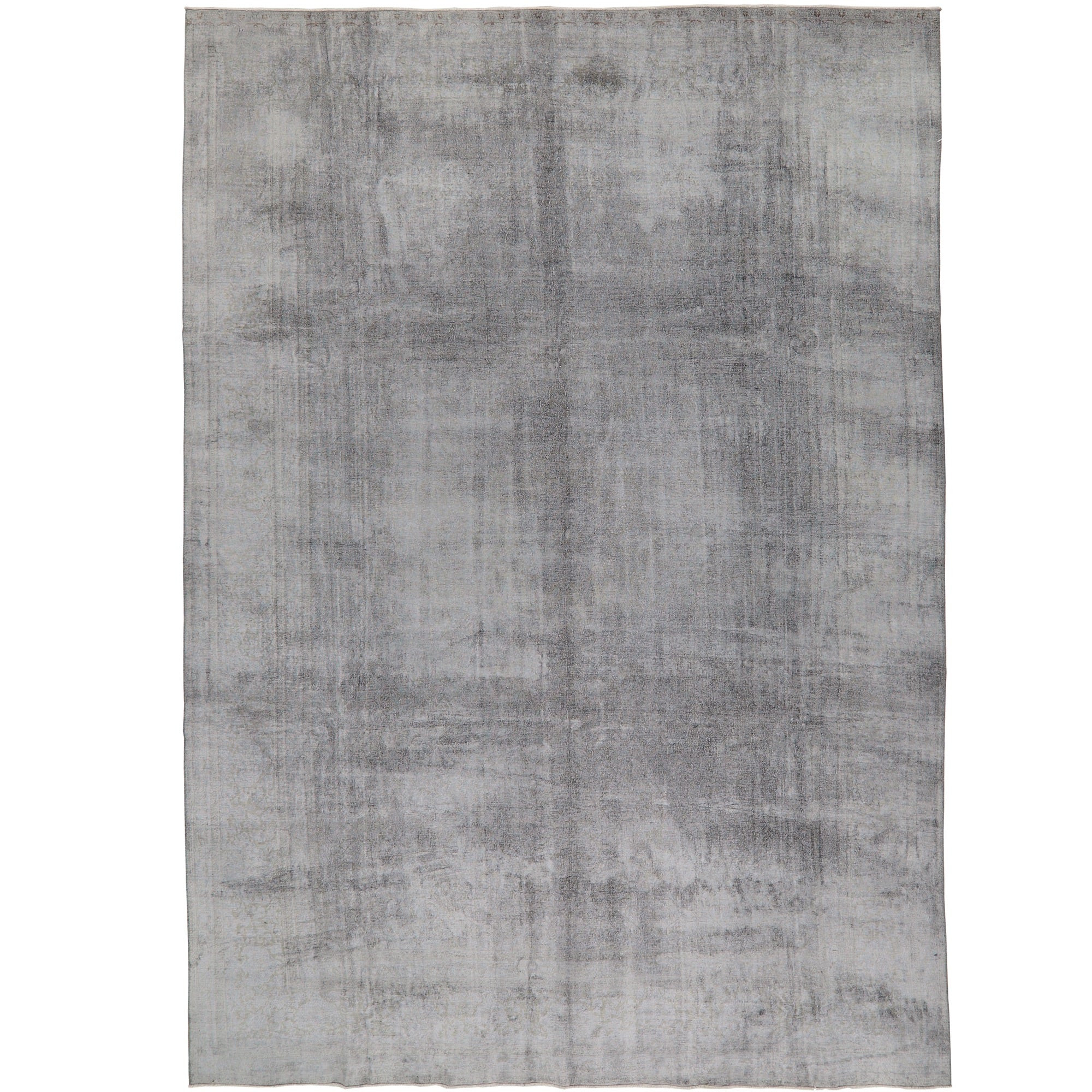 9' x 12' Vintage Area Rug, Gray - Blythe | Kuden Rugs