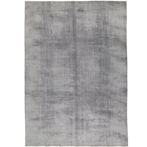 Blythe | Chic Gray Simplicity | Vintage Indian Rug | Kuden Rugs