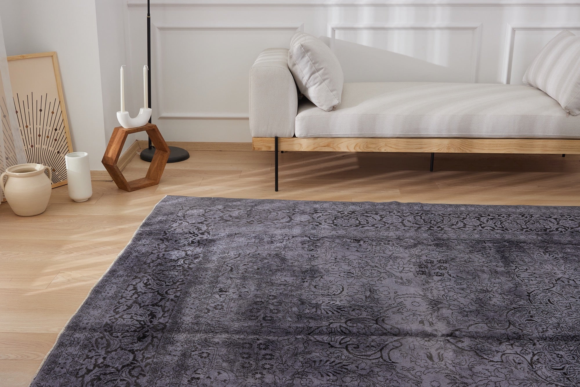 Brea | Modern Vintage Fusion | Artisanal Area Carpet | Kuden Rugs