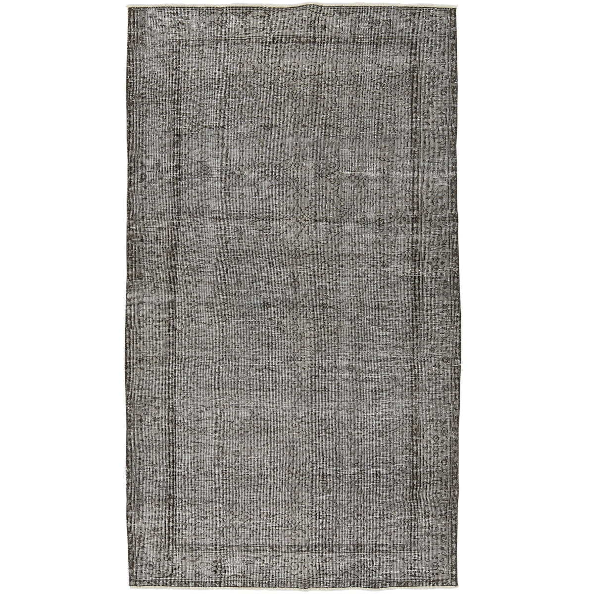 Breckin | Sophisticated Gray Hand-Knotted Rug | Kuden Rugs