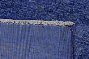 Brenna | One-of-a-Kind Blue Sophistication | Sophisticated Bamboo Silk Carpet | Kuden Rugs