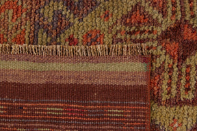 Burnice | One-of-a-Kind Brown Sophistication | Sophisticated Wool Runner | Kuden Rugs