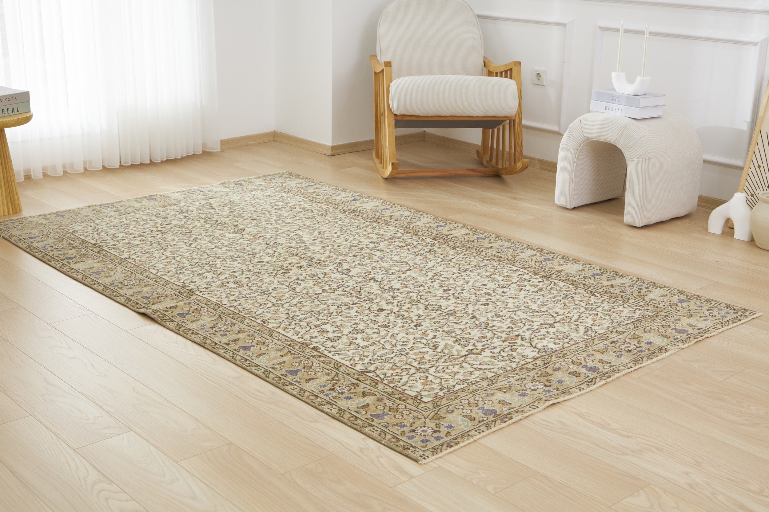 Cacelie | Antique washed Turkish Carpet Elegance | Kuden Rugs