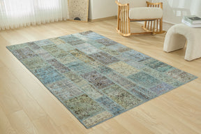 Cailyn - Vintage Patchwork Rug | Kuden Rugs