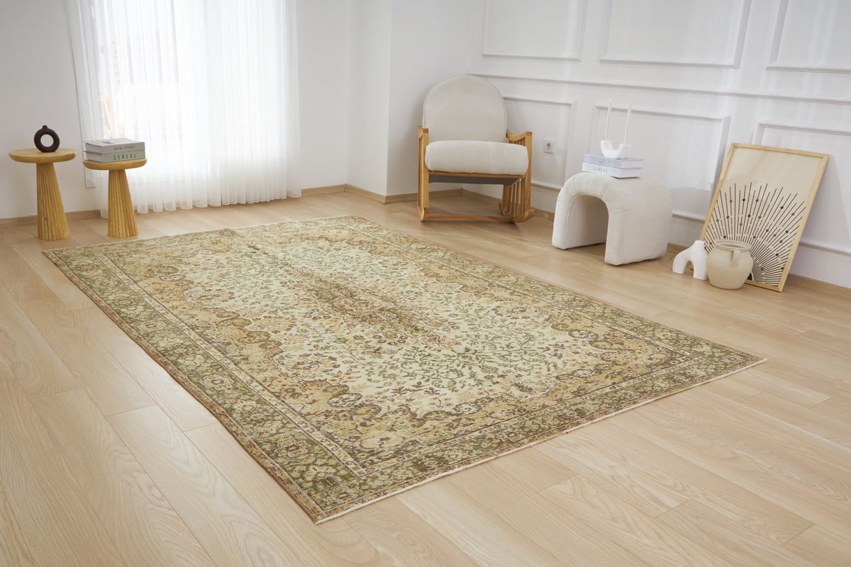 Calendula | Antique washed Turkish Carpet Mastery | Kuden Rugs