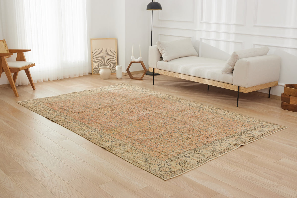Caliyah | Antiquewashed Vibrancy | Hand-Knotted Wool Carpet | Kuden Rugs