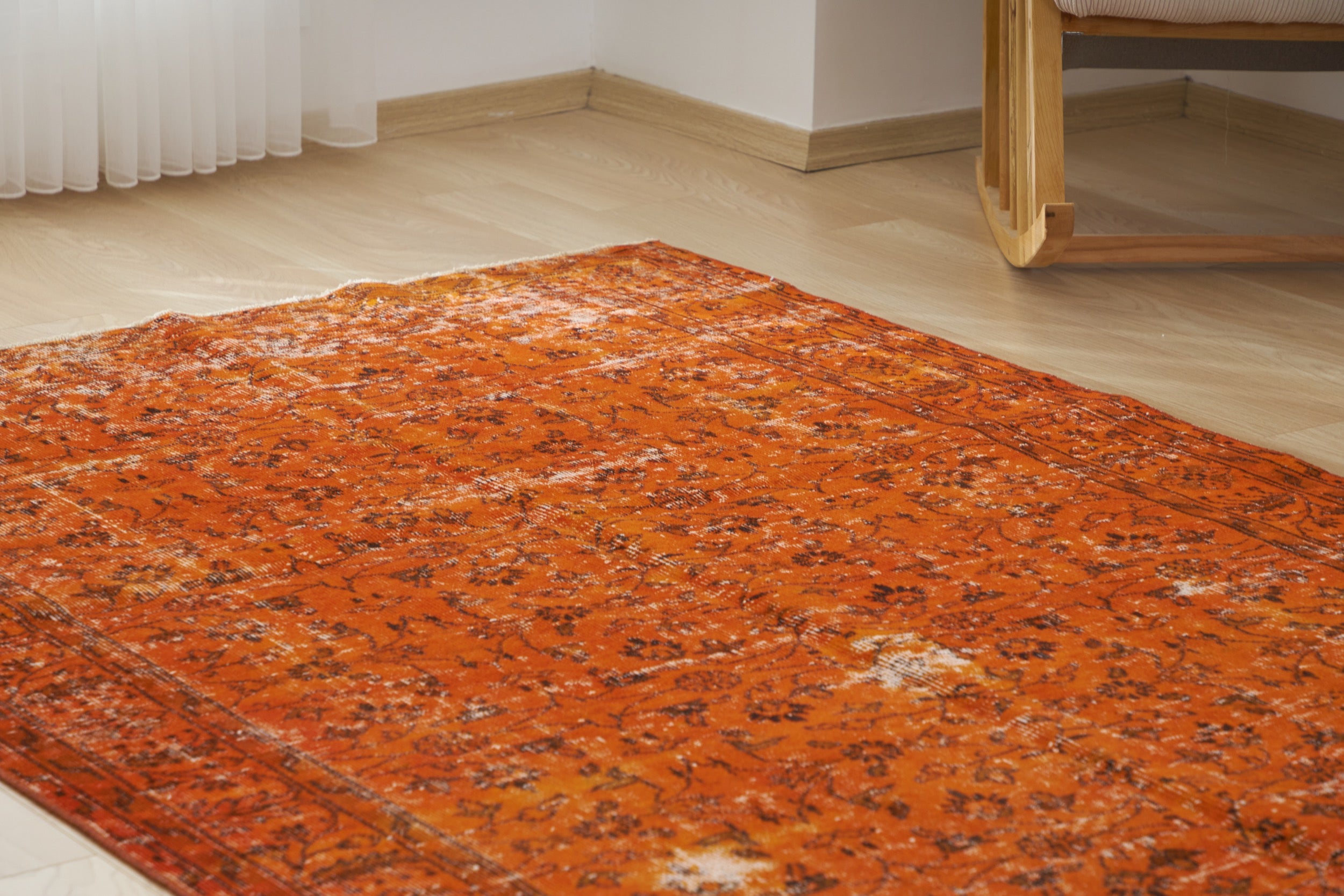 Camila | Orange Oasis | Timeless Turkish Carpet | Kuden Rugs