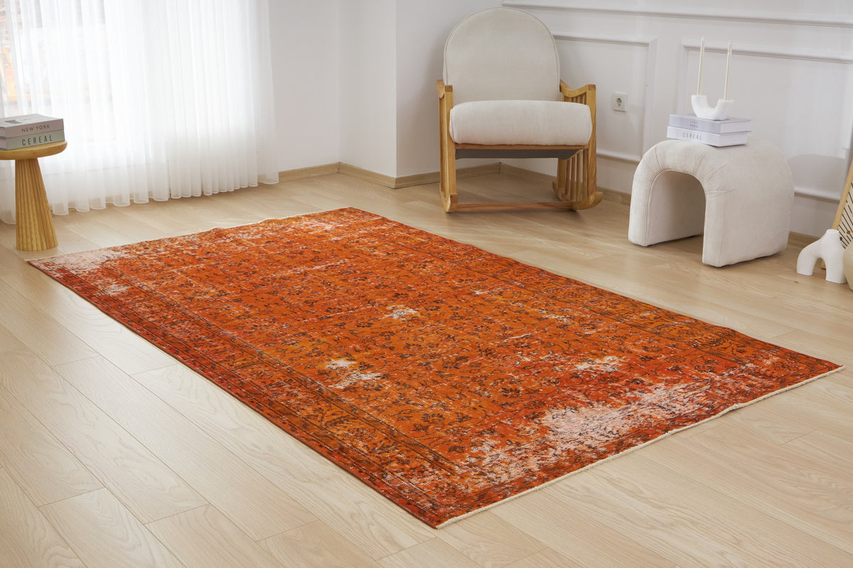 Camila | Overdyed Warmth | Vintage Area Rug Artistry | Kuden Rugs