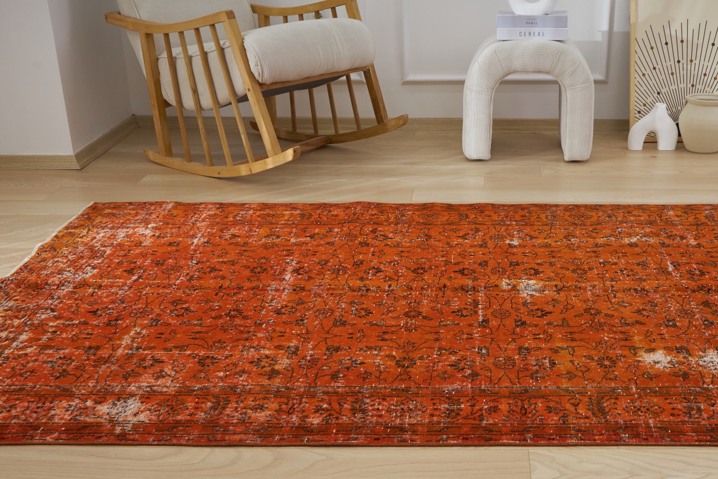 Camila | Vibrant Vintage | Modern Wool and Cotton Rug | Kuden Rugs