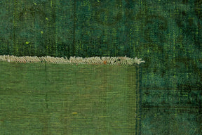 Candice | One-of-a-Kind Green Sophistication | Sophisticated Bamboo Silk Carpet | Kuden Rugs