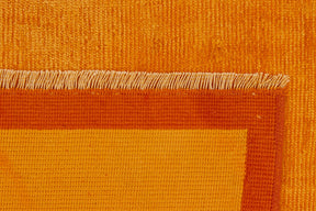 Carmen | One-of-a-Kind Orange Elegance | Sophisticated Wool Carpet | Kuden Rugs
