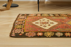 Cayla | Modern Vintage Fusion | Artisanal Geometric Carpet | Kuden Rugs