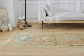 Celina | Modern Vintage Fusion | Artisanal Geometric Carpet | Kuden Rugs