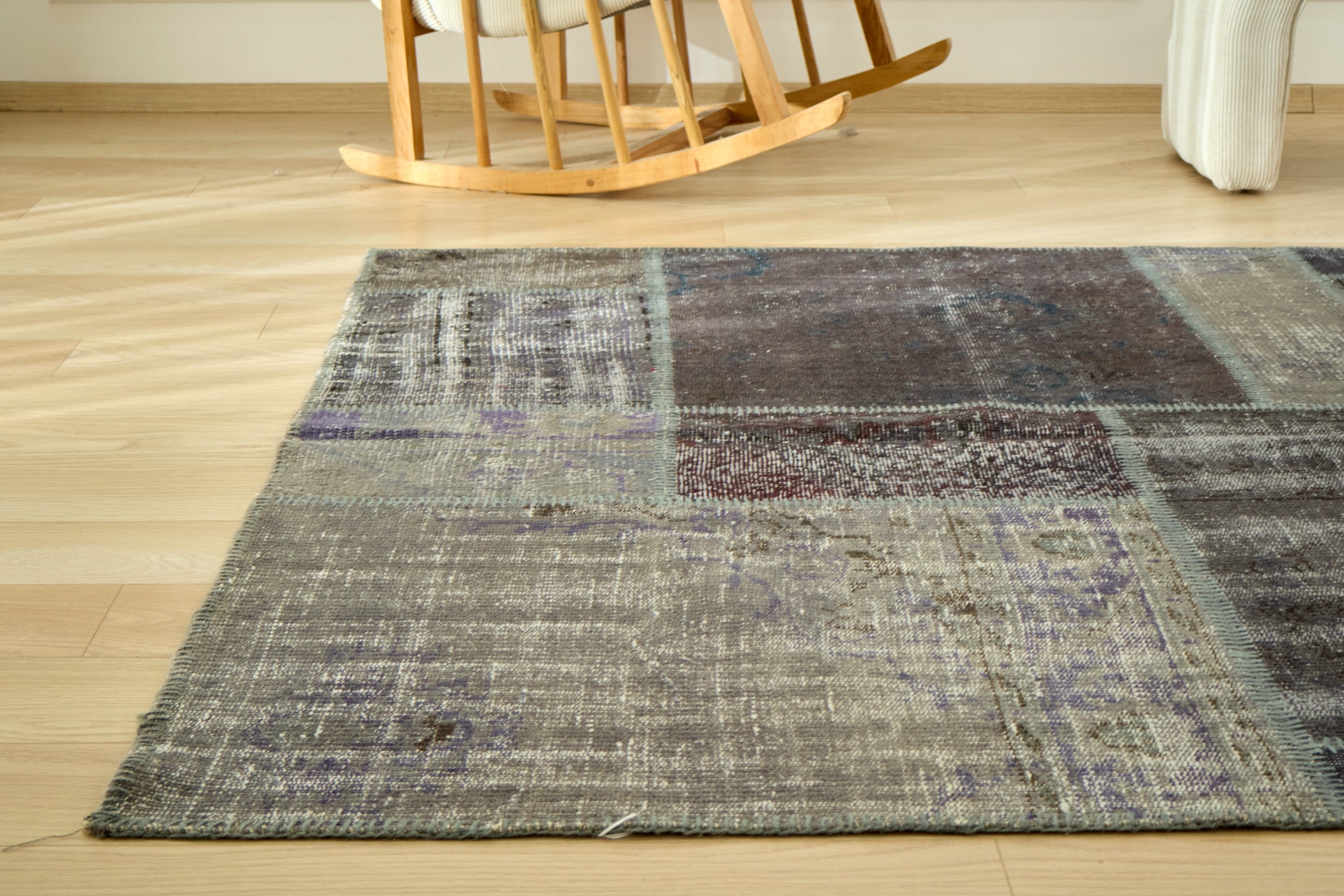 Christina - Vintage Patchwork Rug | Kuden Rugs