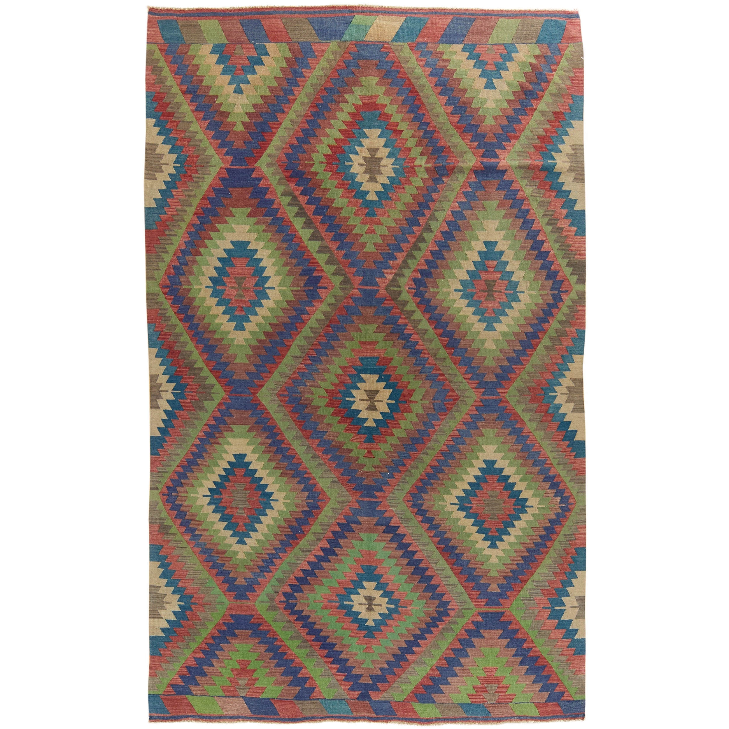 Cindy: Vintage Turkish Rug - Geometric elegance for your home. | Kuden Rugs