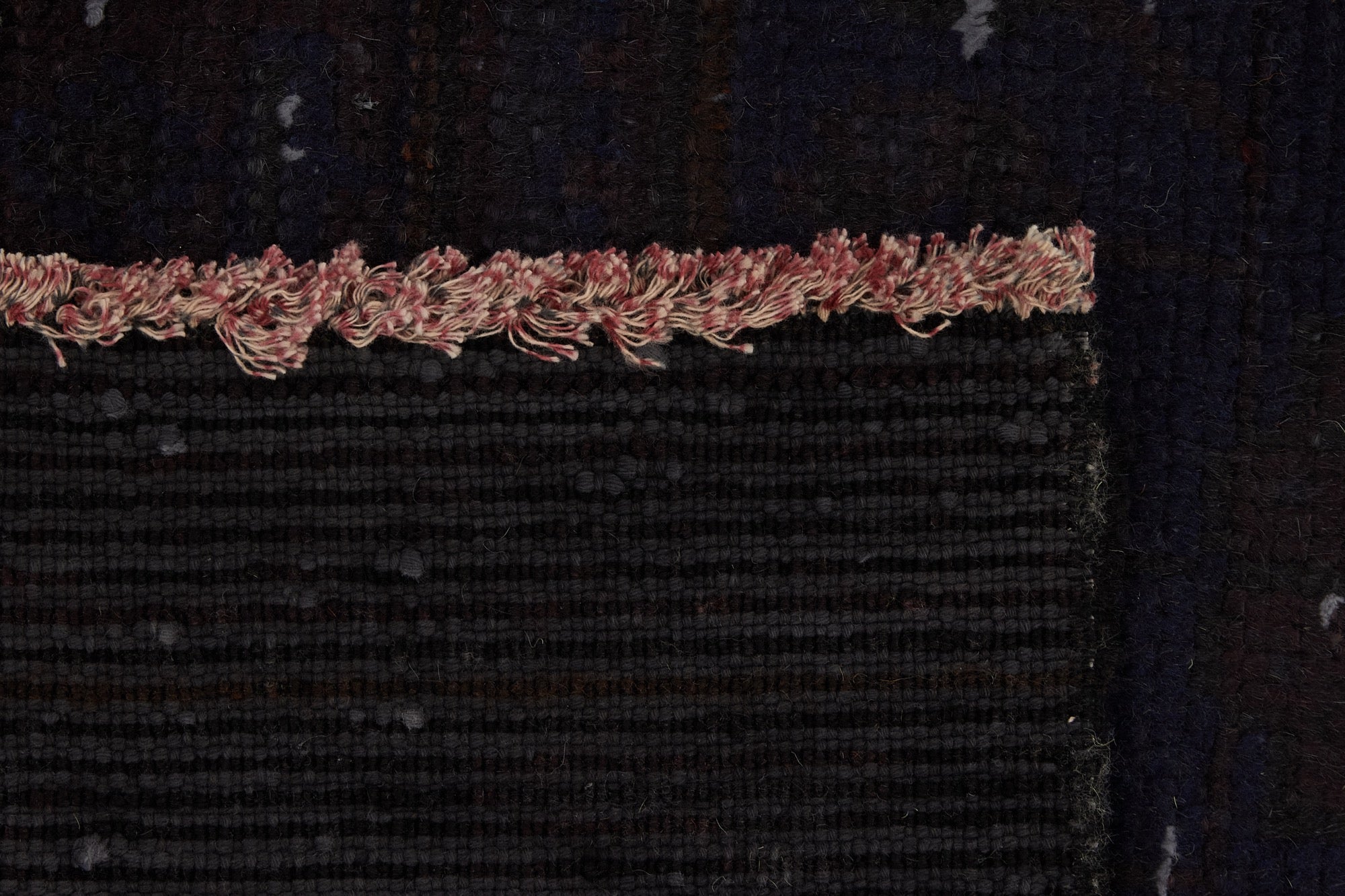 Clare | Artisanal Black Turkish Carpet with Geometric Flair | Kuden Rugs