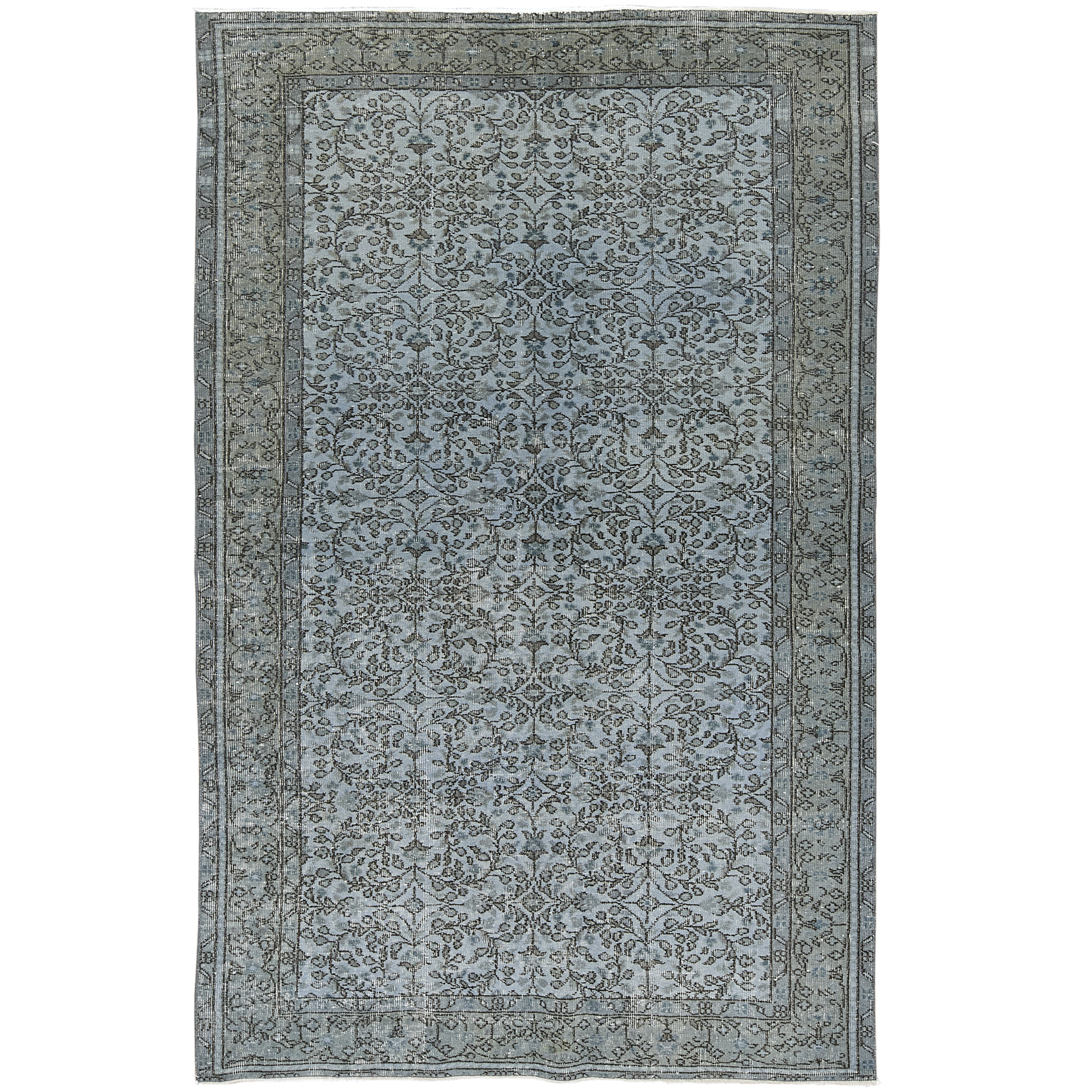 Cory | Serene Blue Handmade Area Rug | Kuden Rugs