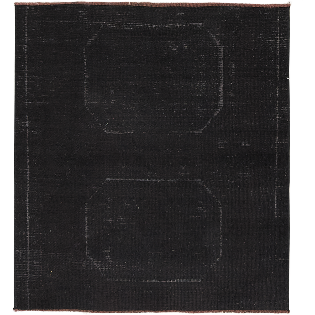Deitra | Chic Black Hand-Knotted Wool Rug | Kuden Rugs