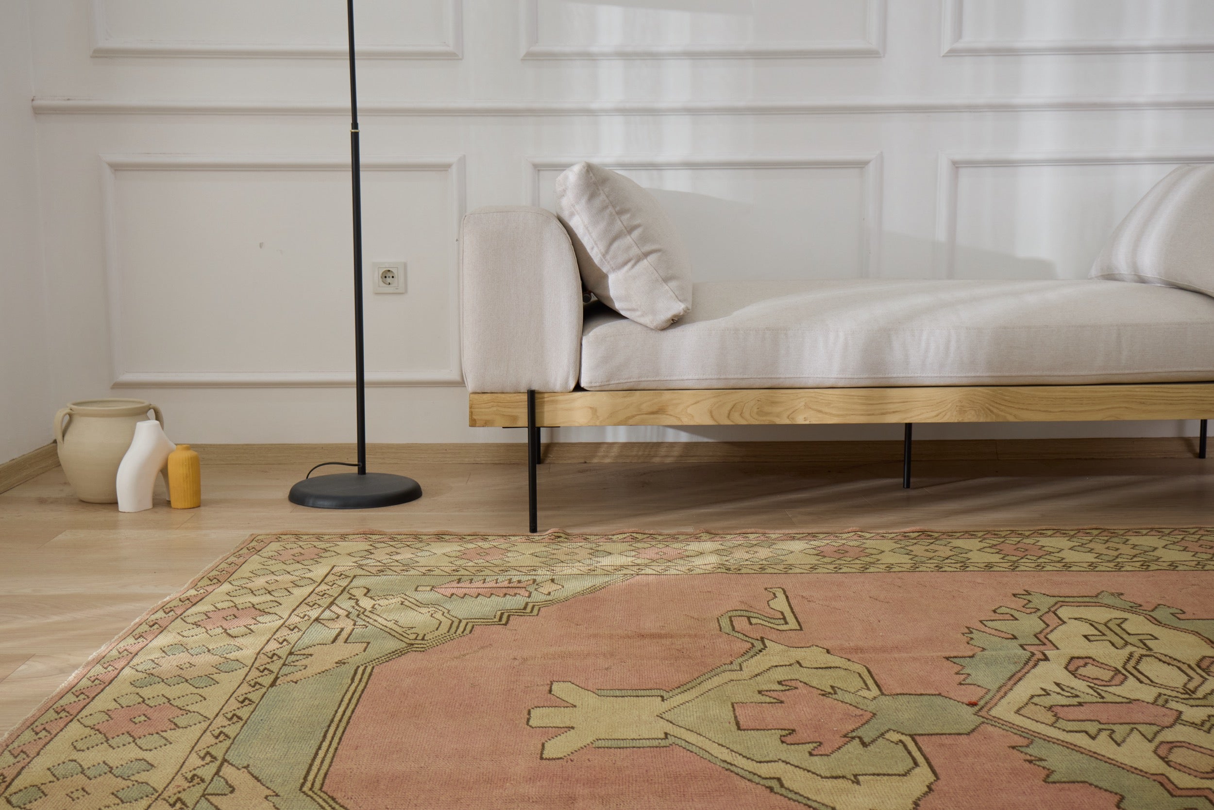 Handwoven tradition meets modern style: The Delphine Rug. | Kuden Rugs