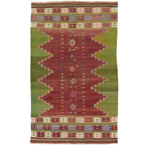 Destiney: Vintage Turkish Rug - Geometric elegance for your home. | Kuden Rugs