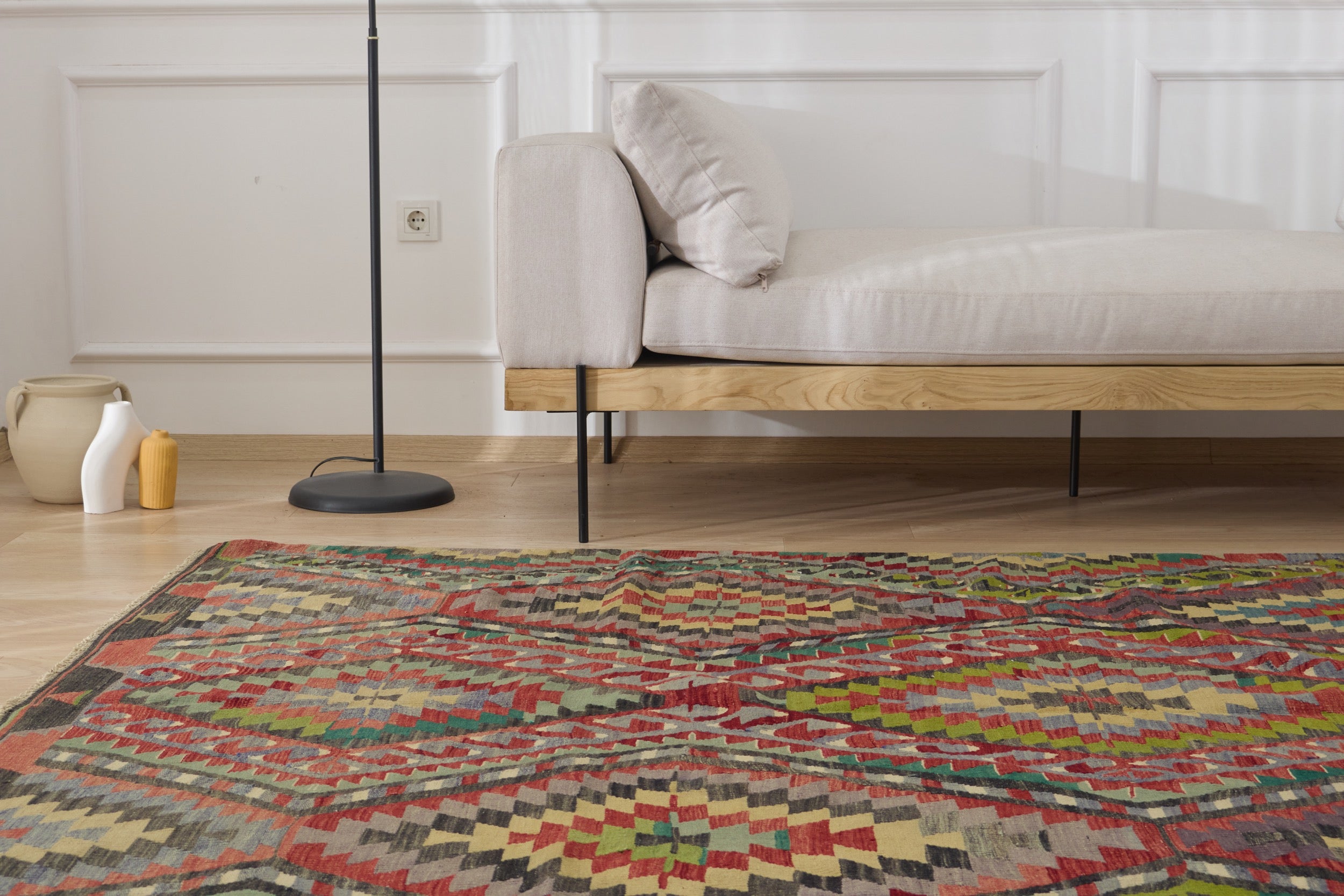 Dulce: A unique Turkish carpet with rich multi-colored tones. | Kuden Rugs