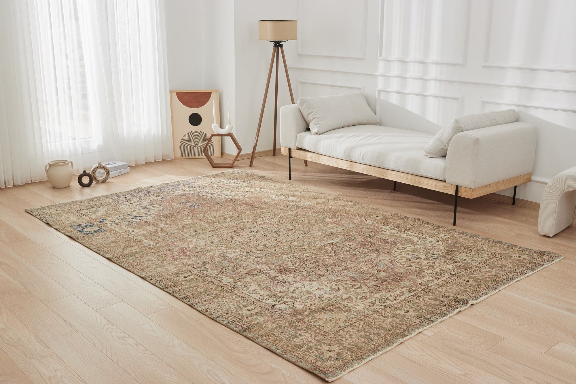 Edena | Antiquewashed Turkish Wool Carpet | Kuden Rugs