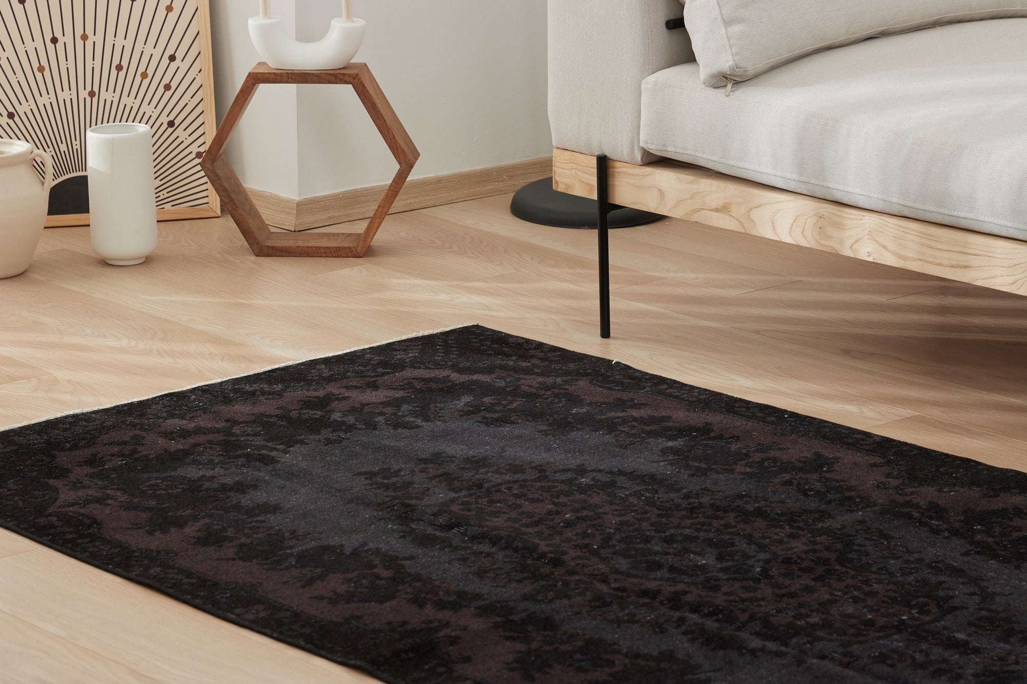 Edene | Unique Overdyed Area Rug with Artisan Quality | Kuden Rugs