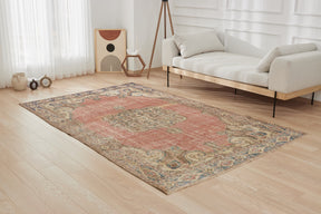 Elise | Red Elegance | Authentic Antique washed Carpet | Kuden Rugs